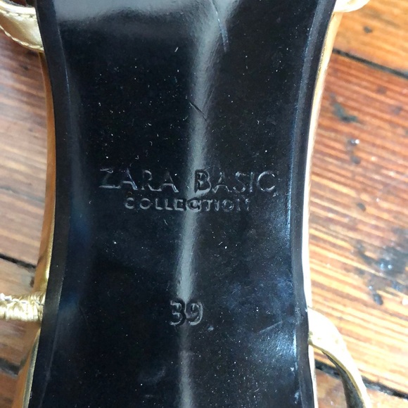 Zara strappy gold heels! - Picture 7 of 7